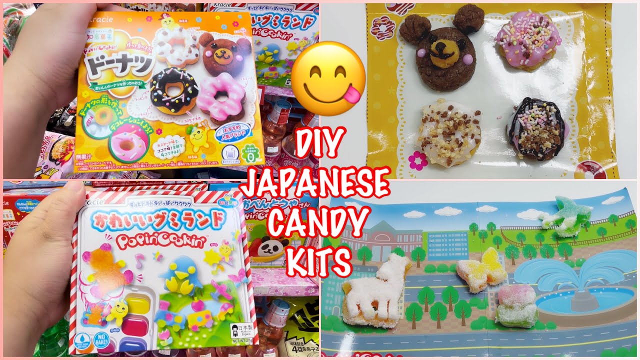 DIY DONAT & PERMEN JELLY , DIY JAPANESE CANDY KITS , POPIN COOKIN
