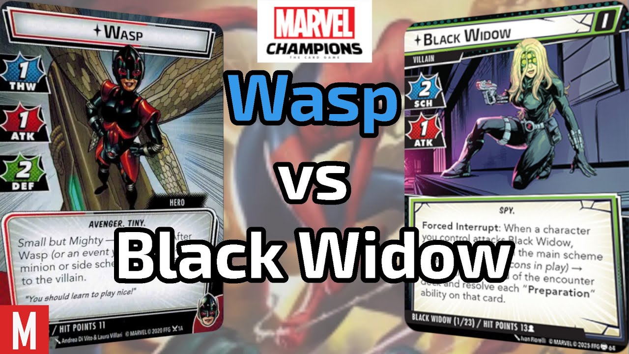 Оса против Чёрной Вдовы | Marvel Champions