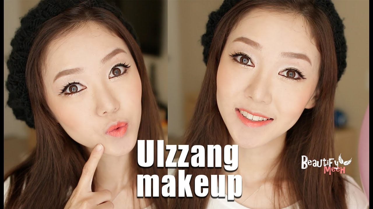 Korean ULZZANG Makeup ♥ 얼짱 메이크업 (KOR SUB/한글자막)