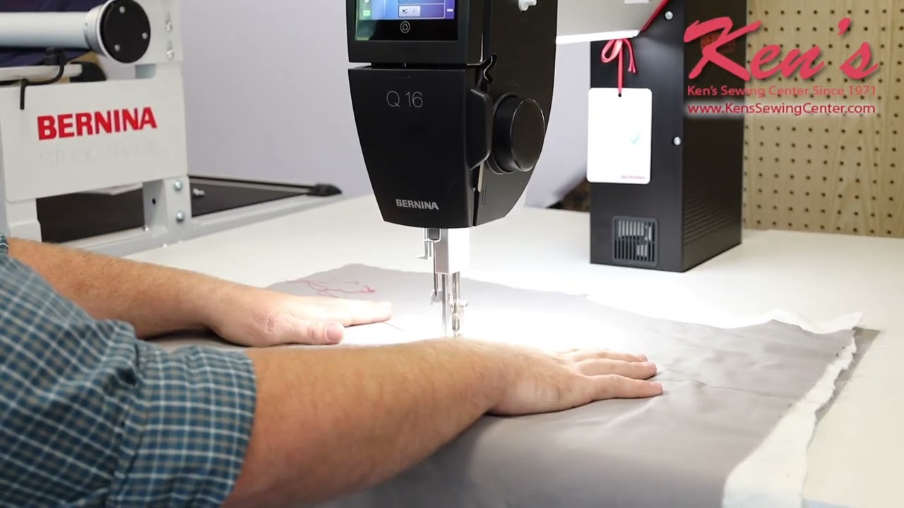 Bernina Q16 Longarm Sitdown Quilting Machine Overview by Ken's Sewing Center in Muscle Shoals, AL