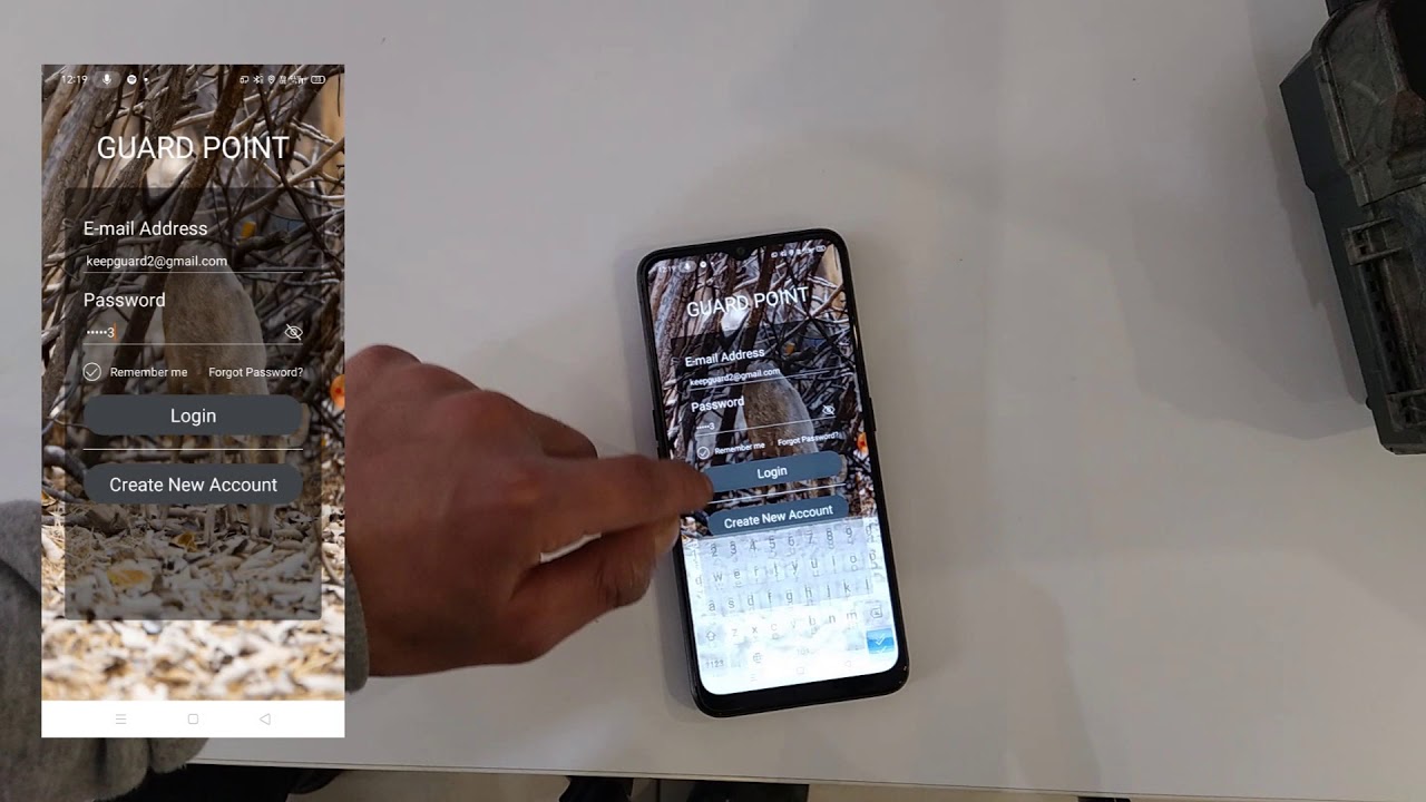 KeepGuard KG895 Telefon İle Eşleme