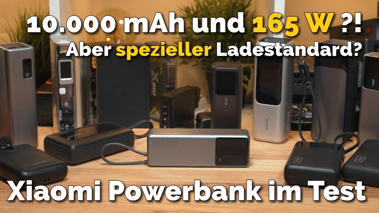 165 W in einer 10.000 mAh Powerbank? Xiaomi 165W Power Bank 10000mAh (PB1165MI) im Test