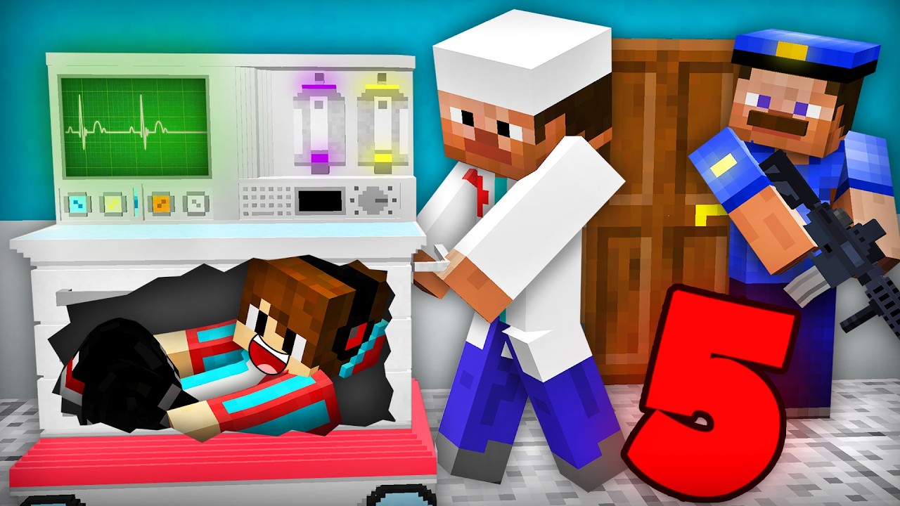 5 СПОСОБОВ КАК СБЕЖАТЬ ИЗ БОЛЬНИЦЫ В МАЙНКРАФТ | Компот Minecraft