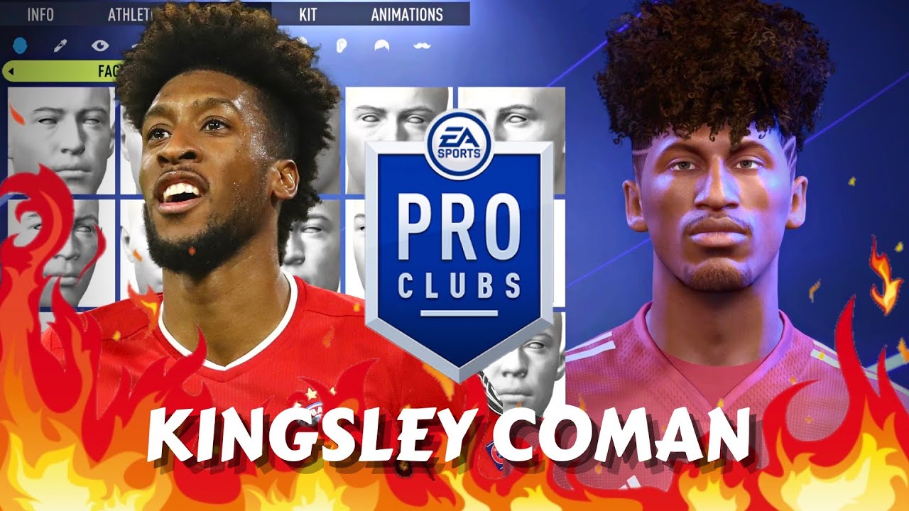 FIFA 22 Kingley Coman Pro Clubs Creation (updated)
