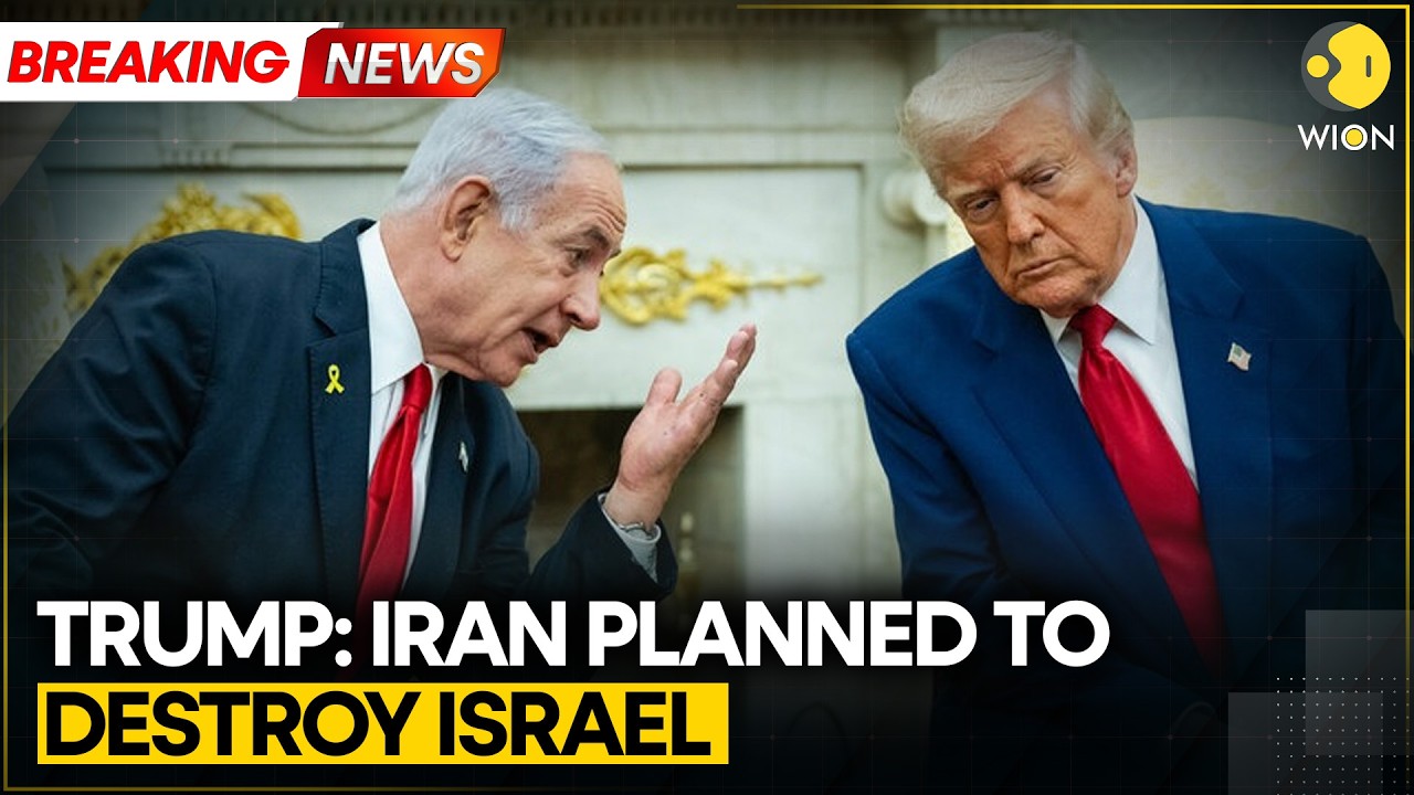 US-Iran War | Trump: Iran Was Going to Destroy Israel | WION Breaking