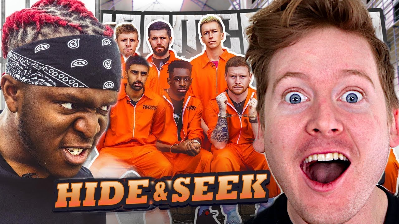 SIDEMEN HIDE AND SEEK IN A PRISON REACTION