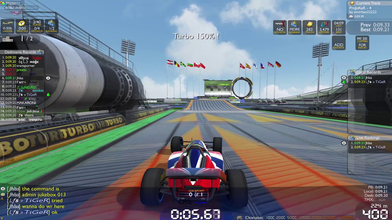 Trackmania // Live dedi #4