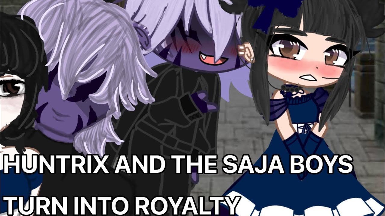 Huntrix and the Saja boys turn into Royalty | Kpop demon hunters AU | Gacha club | PART 1