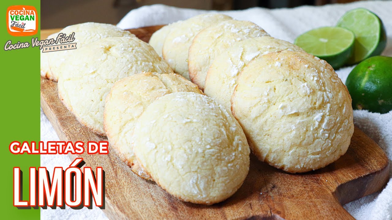Galletas de limón - Cocina Vegan Fácil