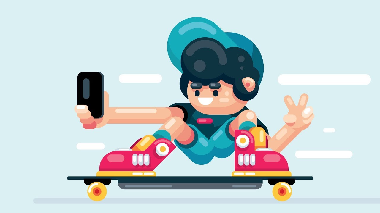 How To Draw A Simple CARTOON BOY | Flat Design CHARACTER | Easy Speed Drawing Illustrator Tutorial