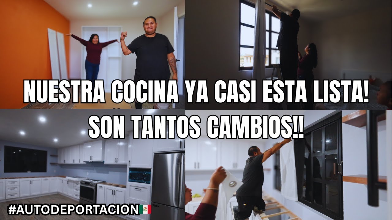 NUESTRA COCINA YA CASI ESTA LISTA!SON TANTOS CAMBIOS! 