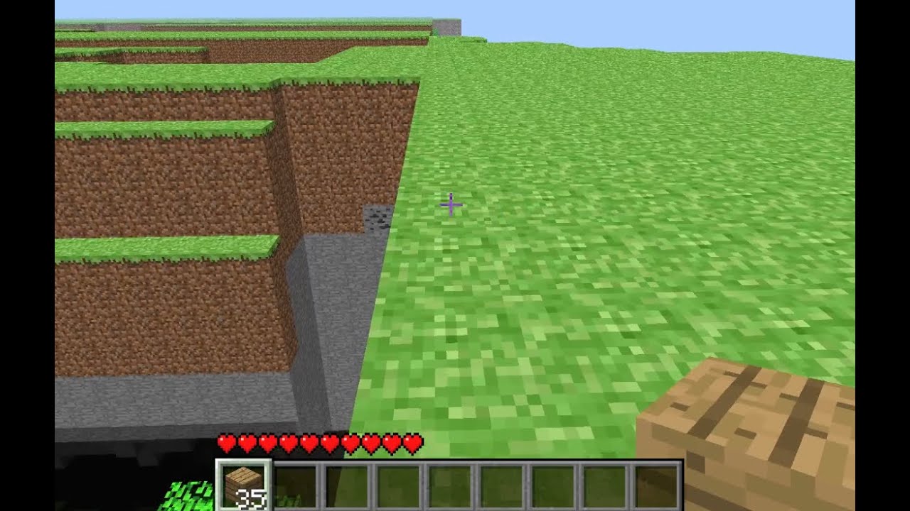Minecraft Infdev - Monolith vs the Far Lands