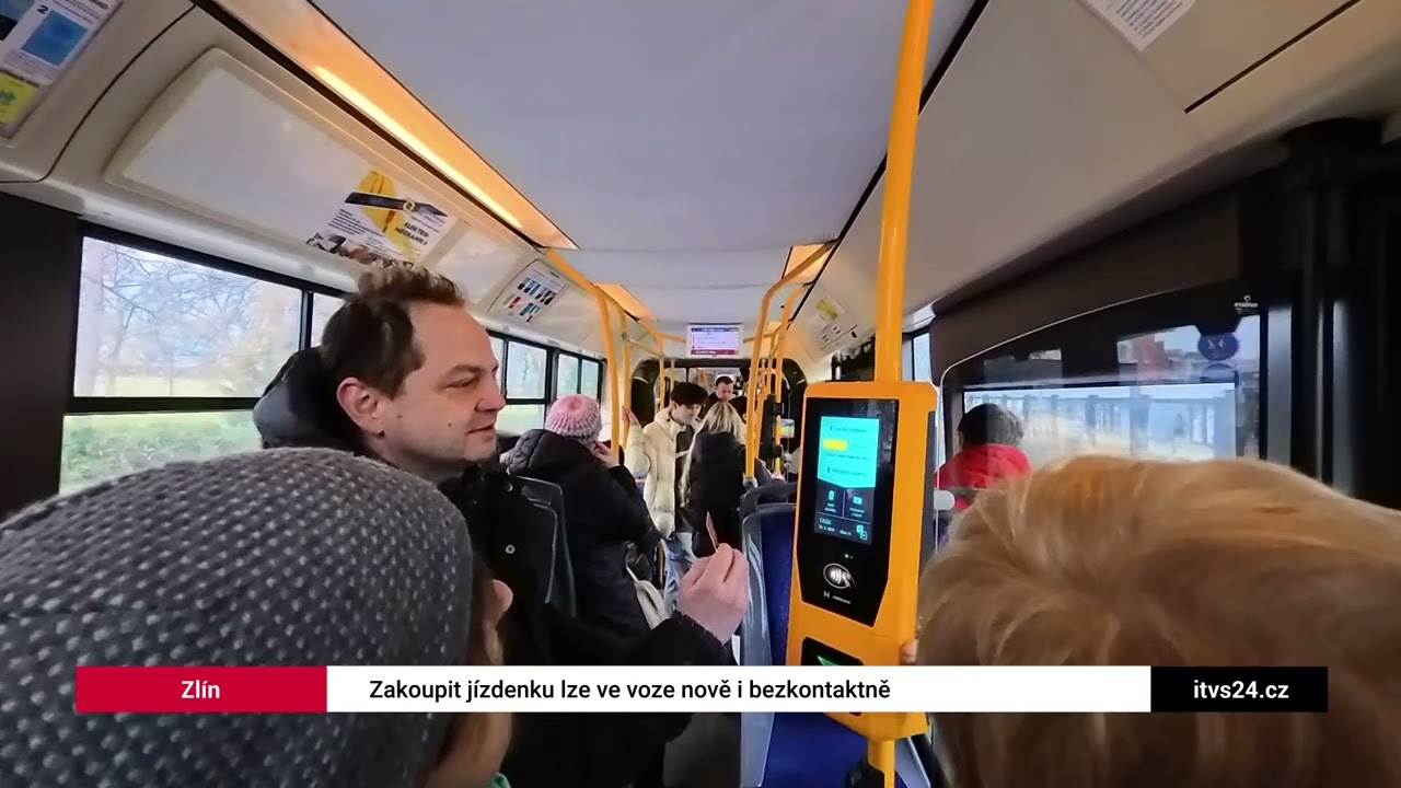 BEZKONTAKTNÍ JÍZDENKY V MHD VE ZLÍNĚ