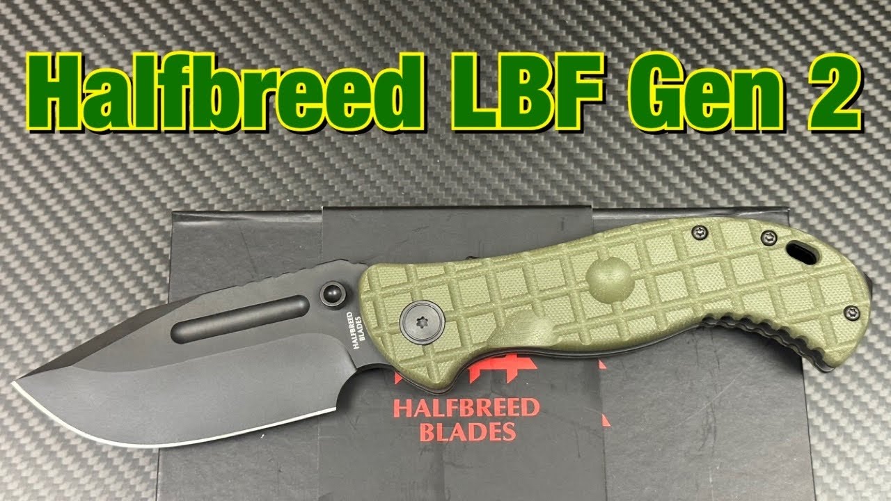 Halfbreed LBF-01 Gen 2 с лезвием CPM 3V и новой системой замков LINQ!