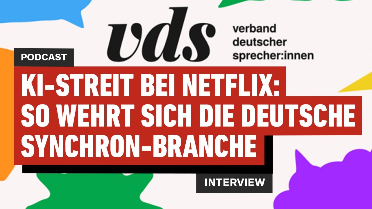 KI-Streit bei Netflix: So wehrt sich die deutsche Synchron-Branche. Interview mit Anna-Sophia Lumpe