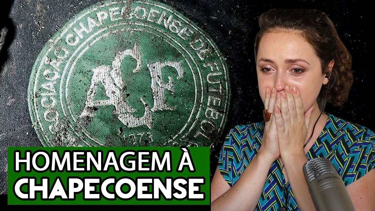 GRINGA RUSSA REAGINDO TRAGÉDIA CHAPECOENSE | O DIA QUE O MUNDO CHOROU | REACT