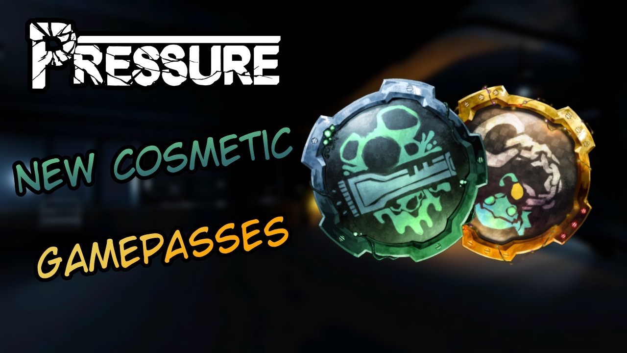 Roblox Pressure - Rotten Coral Skin Pack & Chibi Keycharm Pack Gamepasses Showcase.