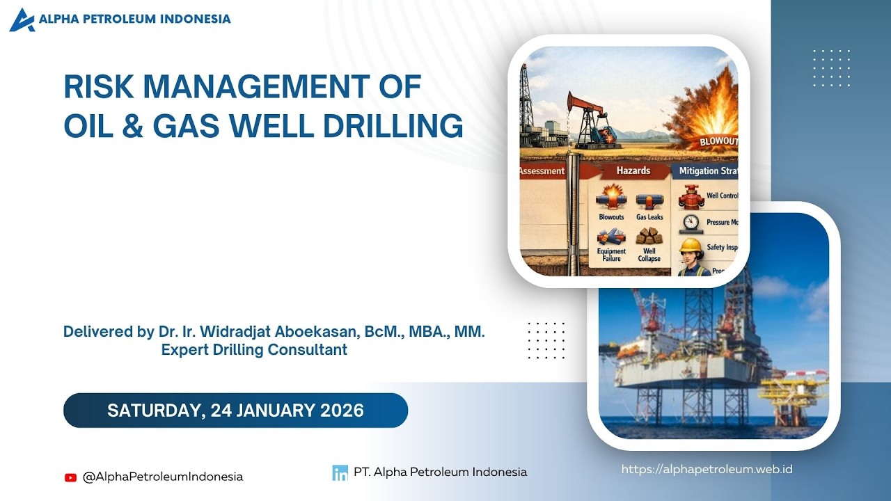 Online Training Risk Management of Oil & Gas Well Drilling by PT. Alpha Petroleum Indonesia