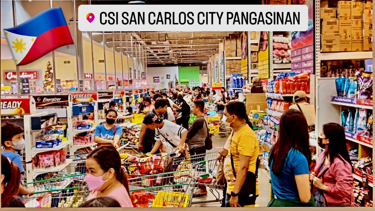 SAN CARLOS CITY CSI Supermarket Pangasinan Philippines 🇵🇭 | 4K Virtual Walking Tour