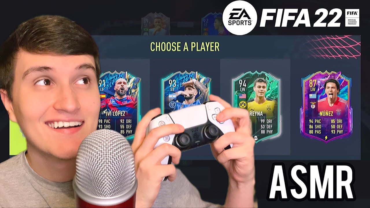 ASMR Gaming | FIFA 22 FUT Draft (whispering & controller sounds) My Best Draft So Far