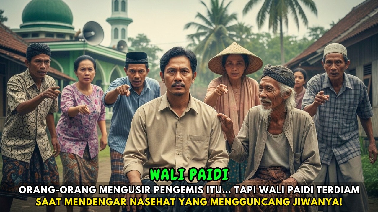 HEBOH ‼️ Orang-orang Mengusir Pengemis Itu… Tapi Wali Paidi Terdiam Saat Mendengar Nasehatnya ..