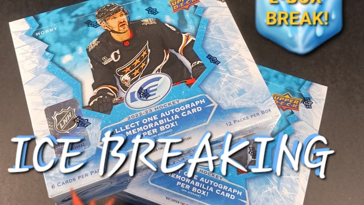 2 CRACKS IN THE ICE! 2022-23 UPPER DECK ICE HOCKEY 🏒 HOBBY BOXES 🤷‍♂️ HAS IT DROPPED IN PRICE YET? 📉