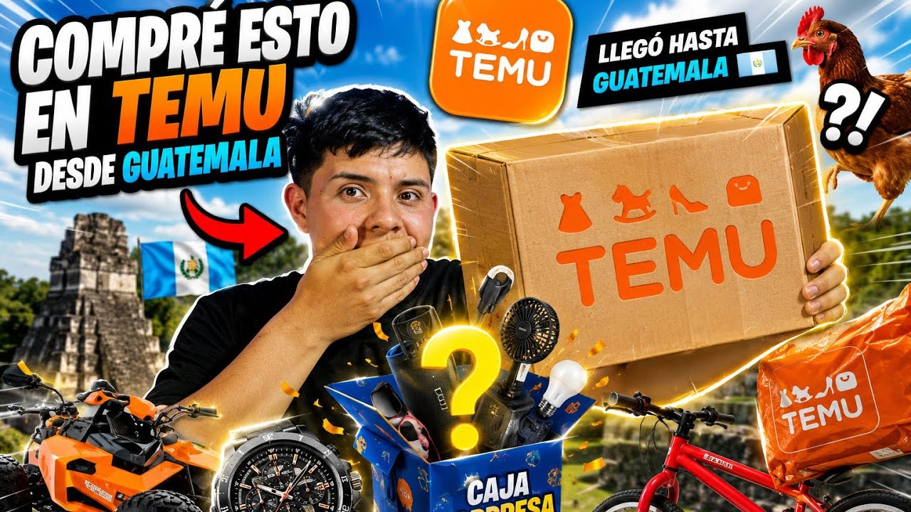 PROVANDO Temu 🟠 desde Guatemala 🇬🇹 ES ESTAFA? Venden buenas cosas?✅️