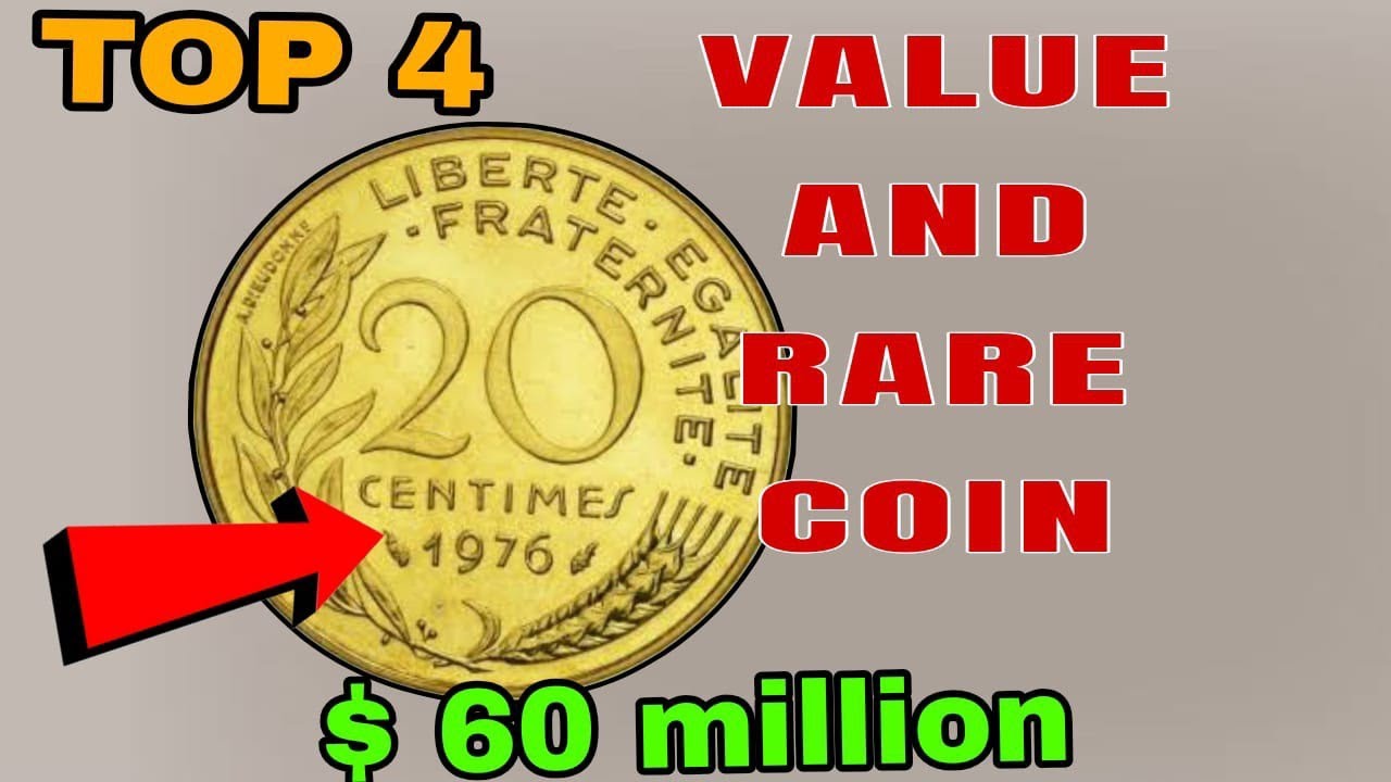 Top 4 Most Valuable 20 Centimes Coins from France