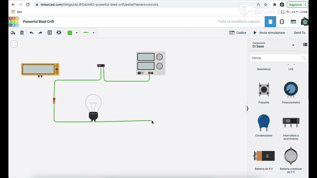 Come effettuare simulazioni di circuiti elettrici su Tinkercad