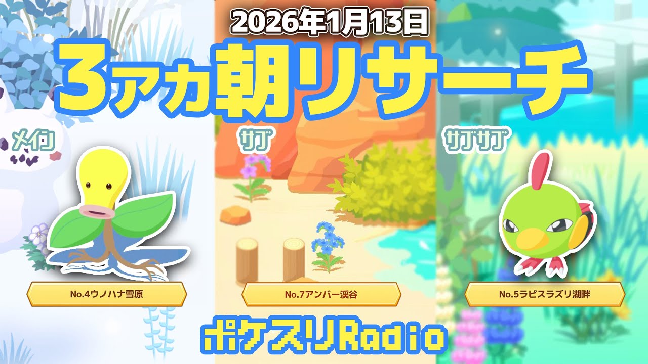 【朝ラジ】朝にその日にやることを書き出そう【ポケスリ】