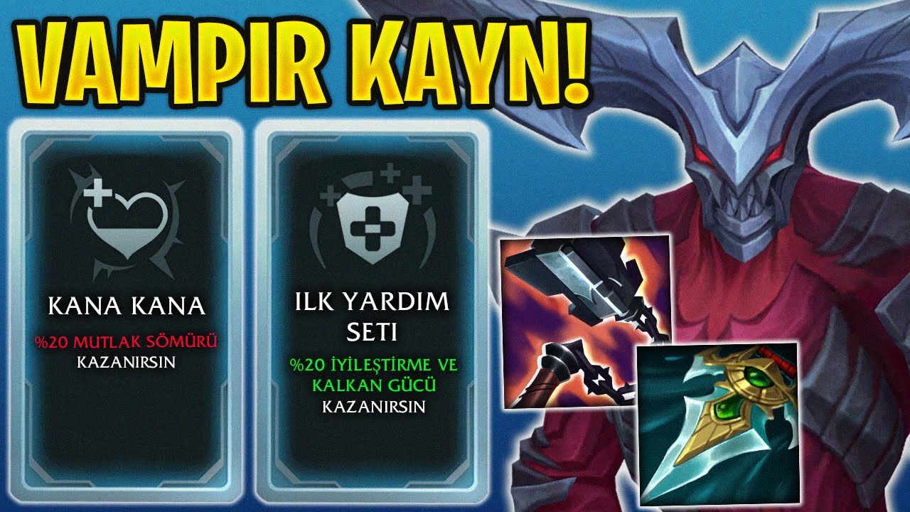 DARKİN KAYN İLE TÜM CAN YENİLEME EKLENTİLERİNİ TOPLADIM! | LOL ARENA | Zegabon