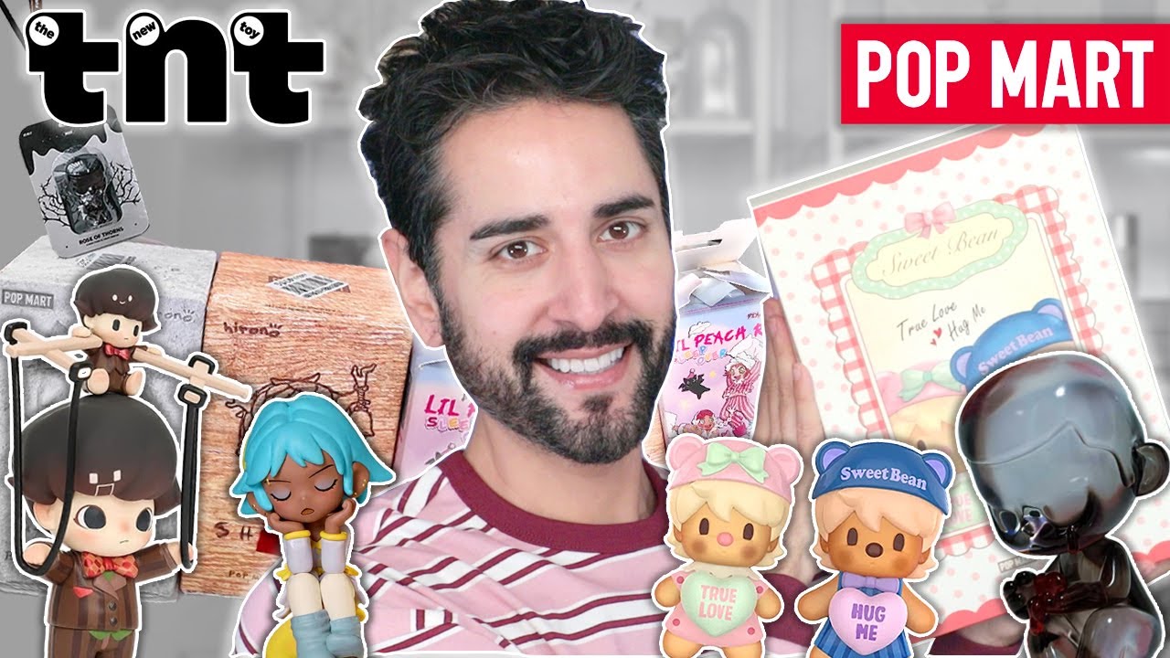 MINI RANDOM POP MART BLIND BOX UNBOXING!! 💜 HIRONO, PEACH RIOT, SWEET BEAN, DIMOO, KUBO