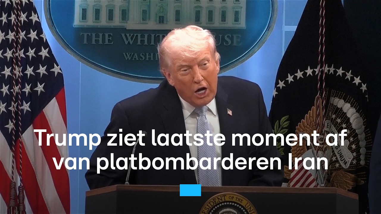Amerikaanse president Trump komt terug op zijn dreigementen naar Iran | RTL Nieuws