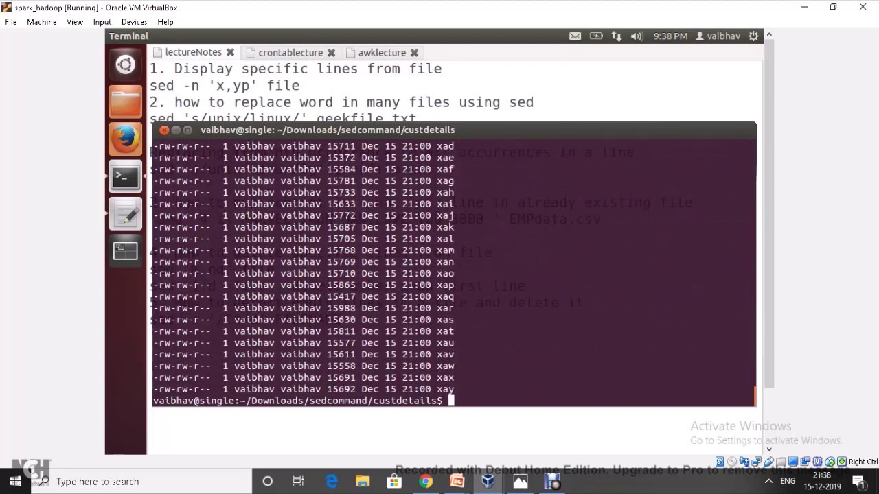 Sed Command in Linux Unix Ubuntu