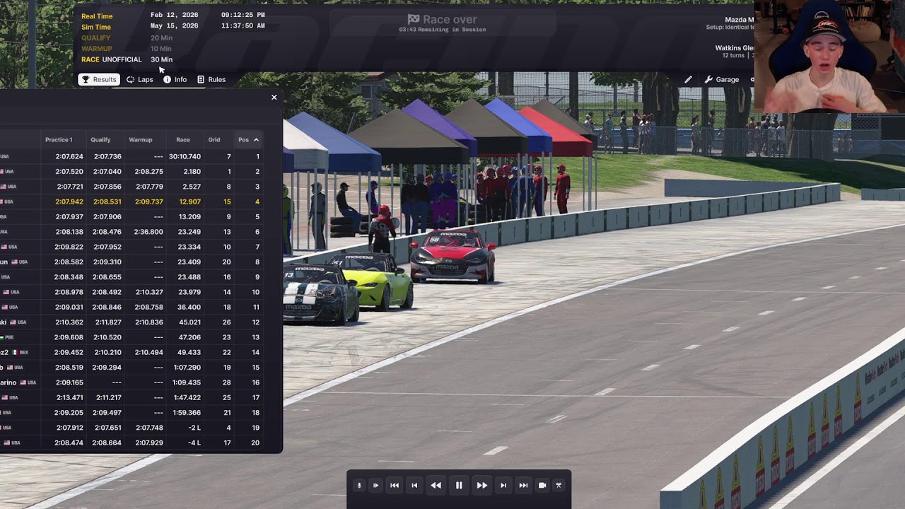 DRSCCA x SUPERLAP Winter Season 2026 | Round 6 @ Watkins Glen