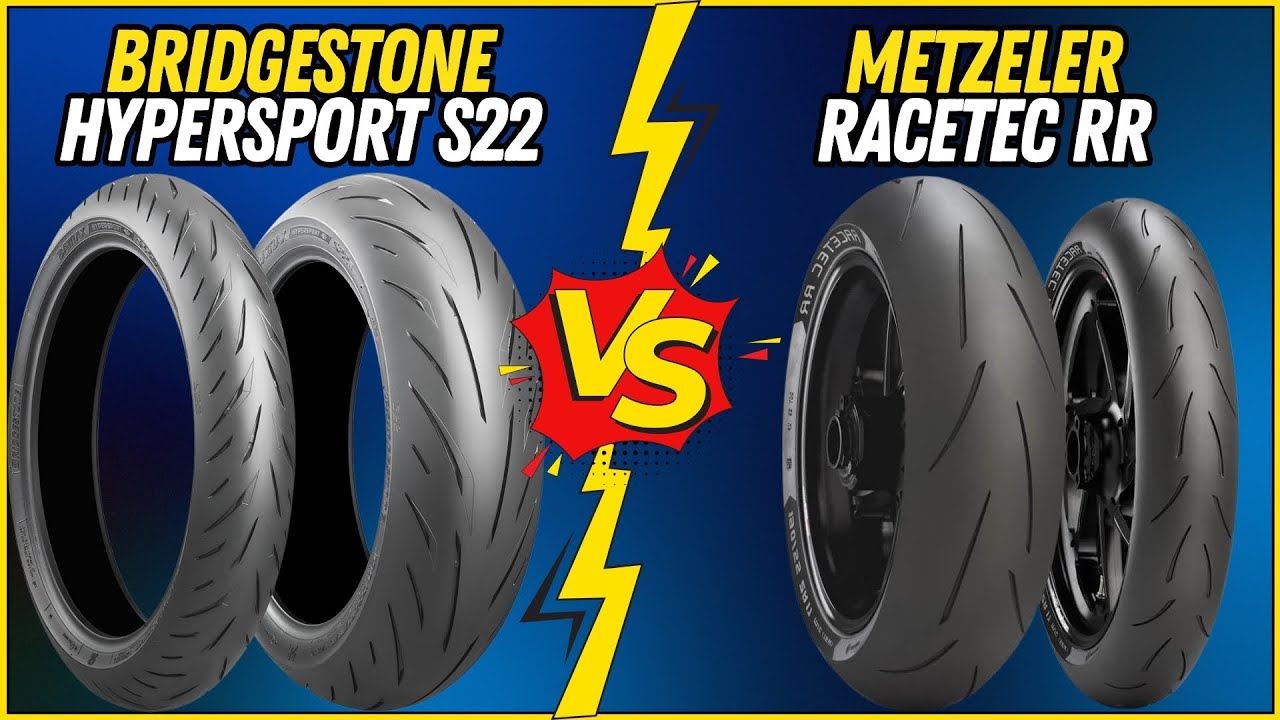 Bridgestone Battlax Hypersport S22 vs Metzeler Racetec RR: Sport Tire Comparison