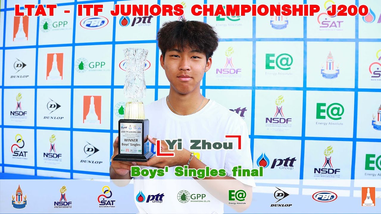 LTAT   ITF JUNIORS CHAMPIONSHIP J200 Boys' SinglesFinal  - Yi Zhou vs Alexander Frusina