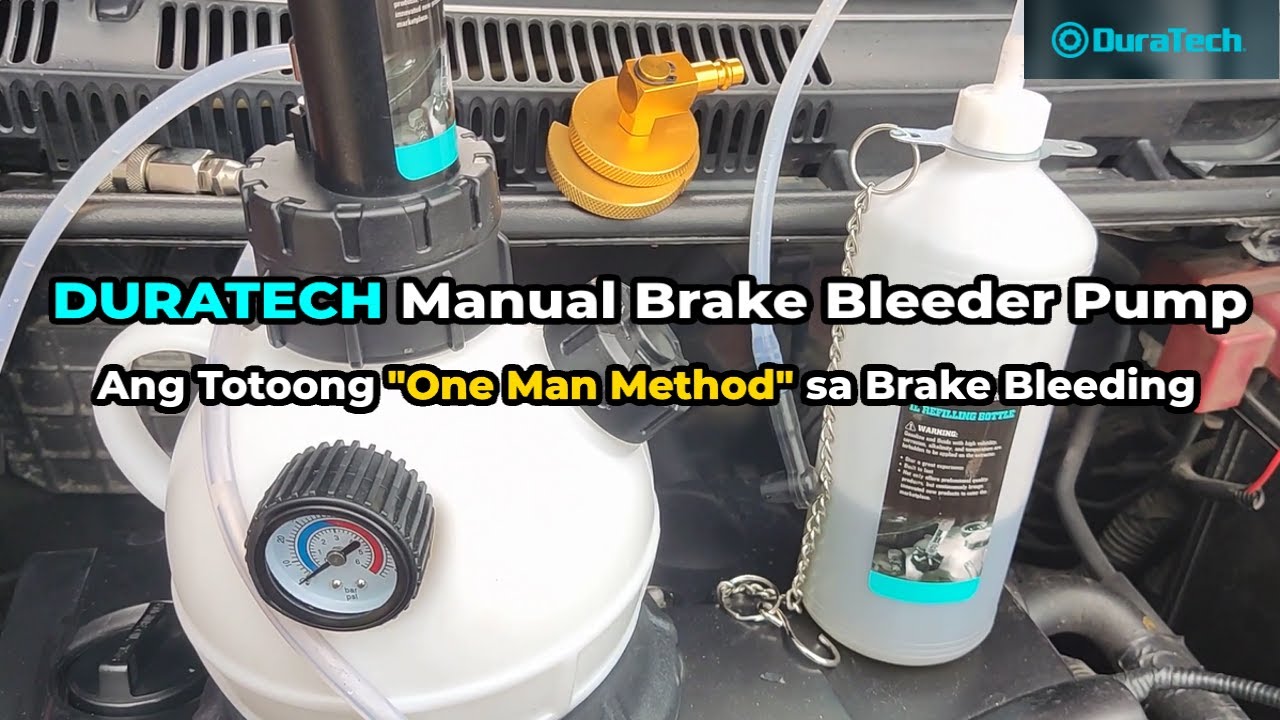How To Use DURATECH Manual Brake Bleeder Pump | Super Easy na lang ang pagpalit ng Brake Fluid!!
