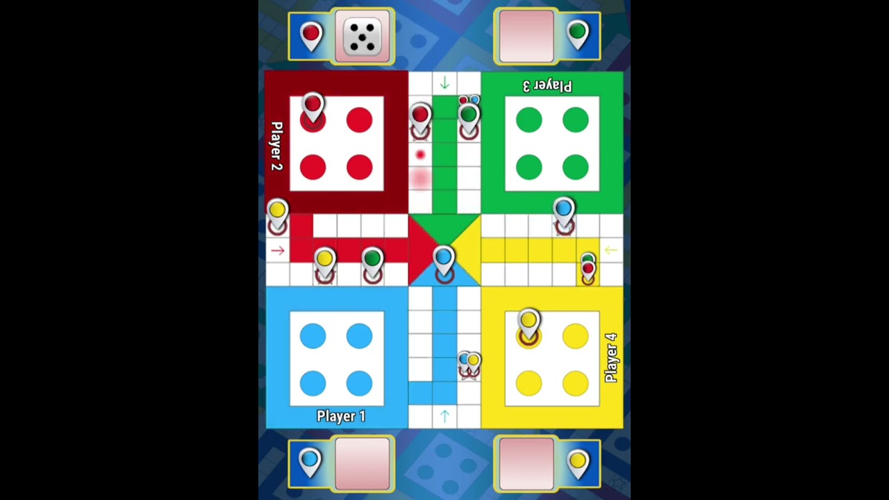 Trick and Tips Ludo King | How to Win Ludo King | 4 players gameplay | Ludo king  #gameplay #68