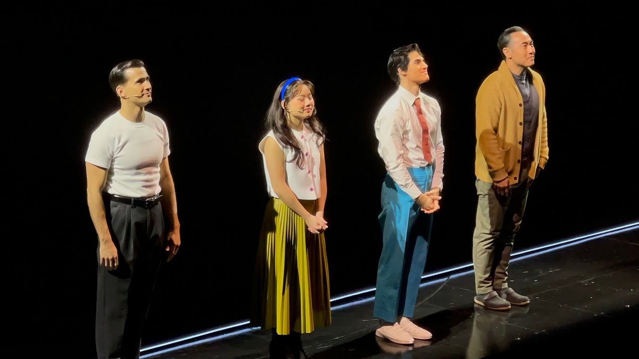 Maybe Happy Ending Musical Broadway - Curtain Call Bows - Belasco Theatre - NYC - 12/8/24