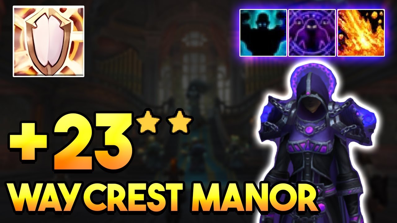 Discipline Priest M+ | +23 Waycrest Manor | 10.2
