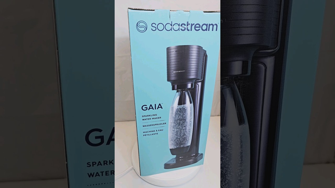 Sodastream black Gaia sparkling water maker