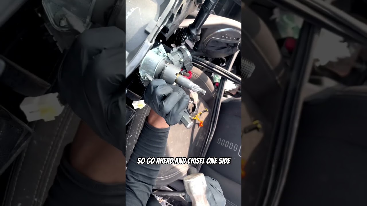 Removing ignition switches EASY! #carhacks #cartips #mechanic