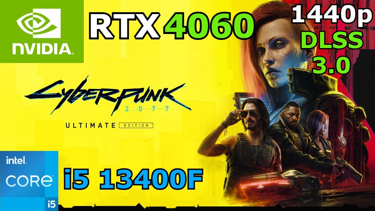 Cyberpunk 2077 | i5 13400 + RTX 4060 | 1440p/DLSS/RT/Frame Generation
