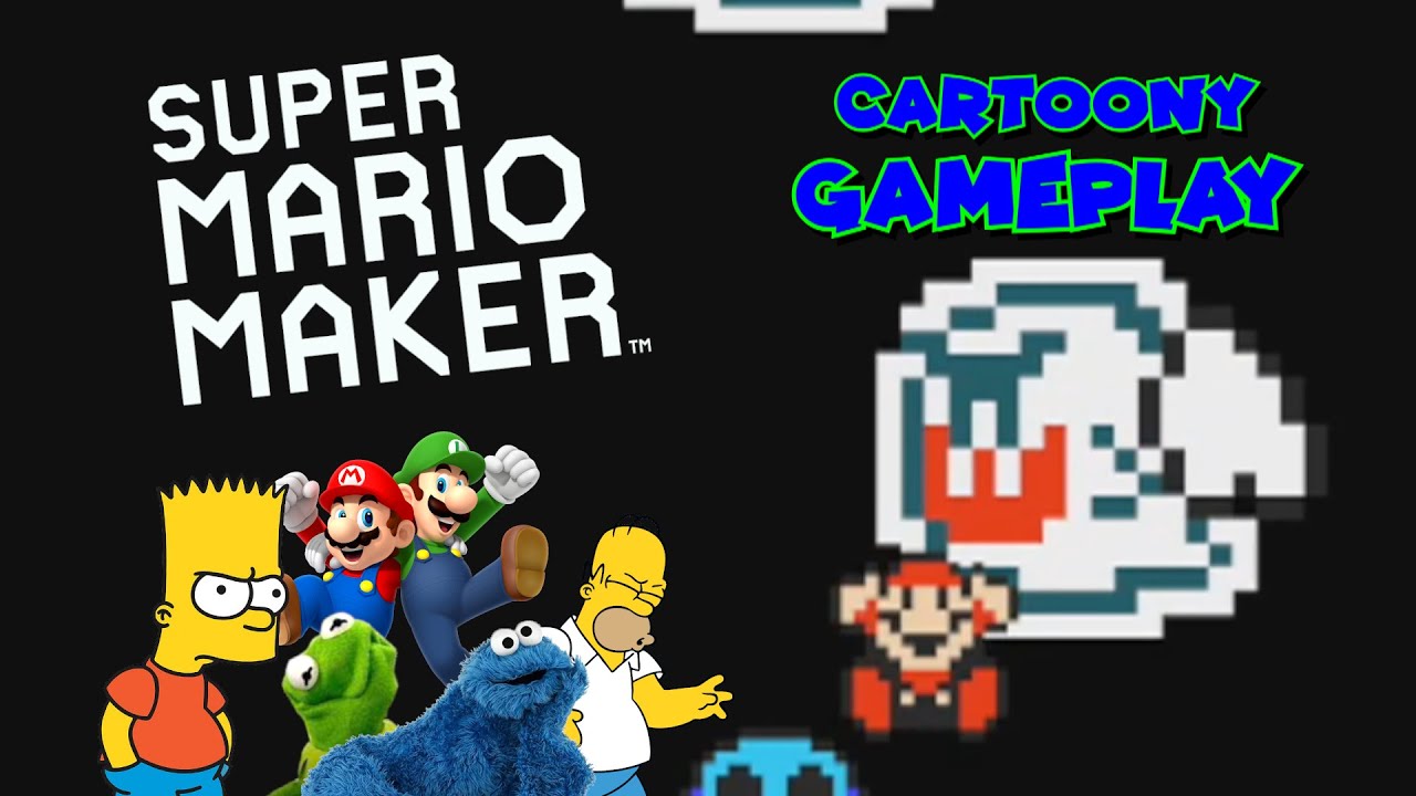 Cartoony Gameplay: Super Mario Maker
