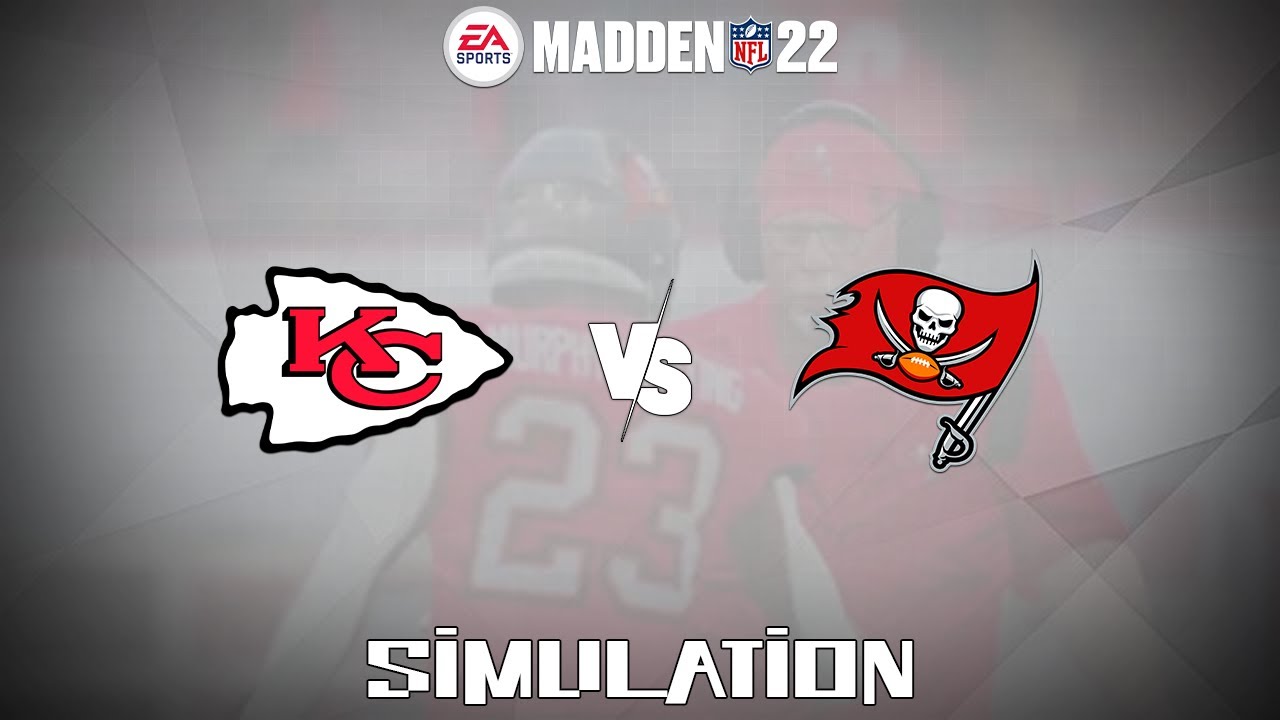 Madden NFL 22 (2021) - Kansas City Chiefs vs Tampa Bay Buccaneers [Gameplay Simulation]