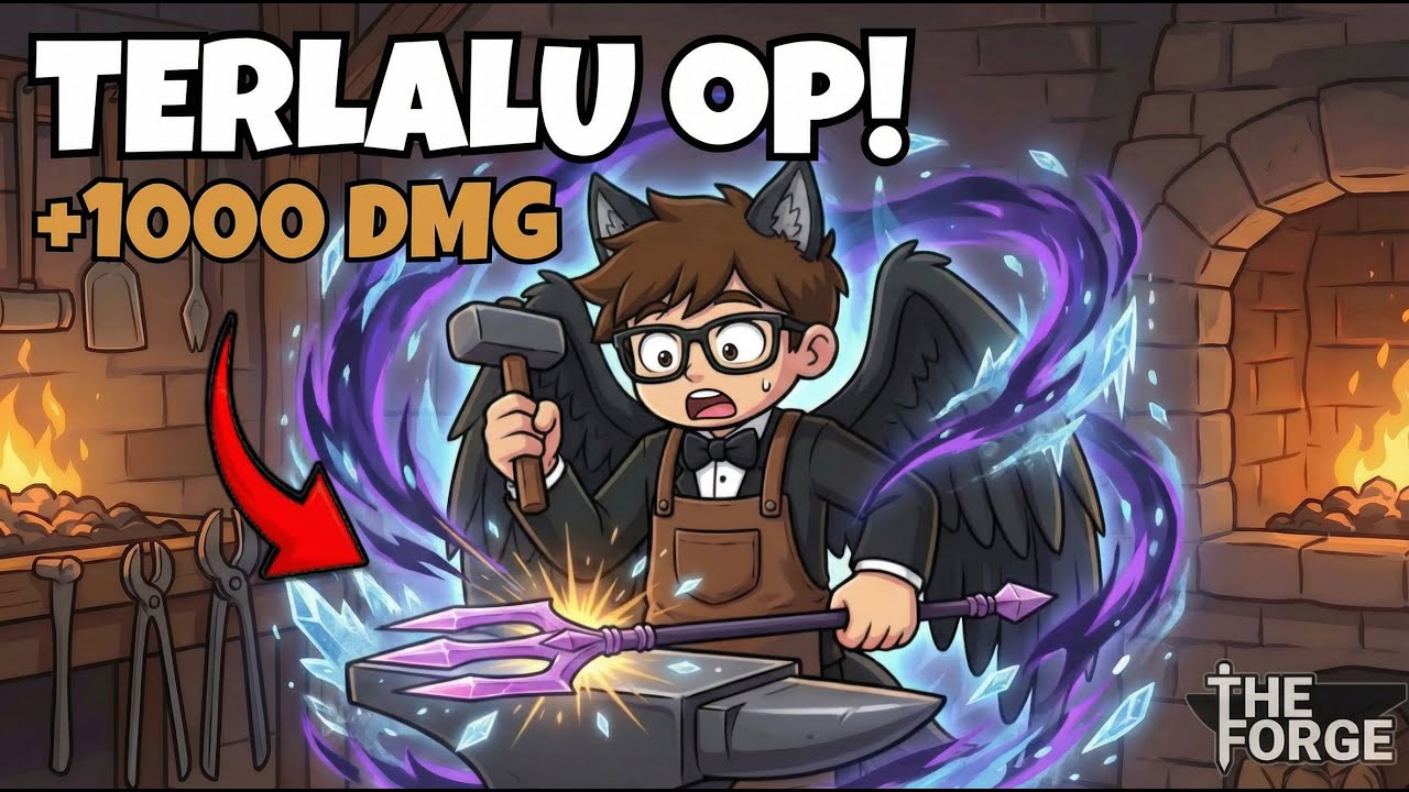 BEKU PERMANEN! Aku Bikin Senjata TERKUAT di The Forge Roblox