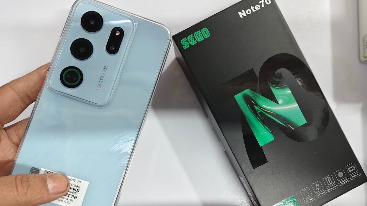 SEGO NOTE 70 / Unboxing ASMR 