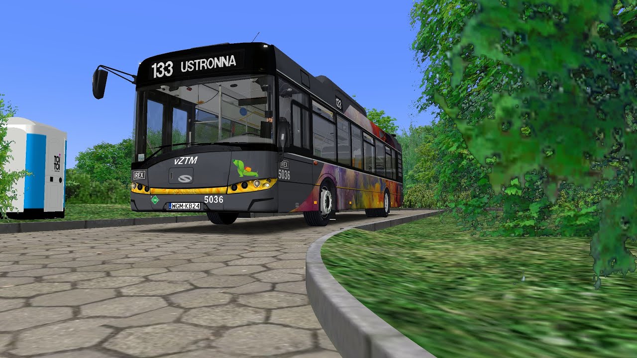 🚌Omsi 2 #18 - Przejazd vZTM F.S., linia 133: Nadbrzeżna ➡ Ustronna 🚍Solaris Urbino 12 CNG #5036