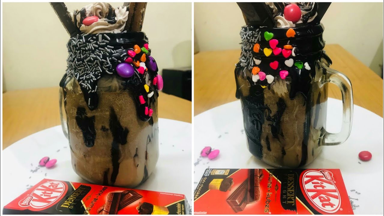 KITKAT CHOCOLATE FREAKSHAKE | KITKAT MILK SHAKE